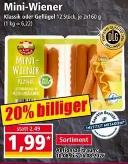 Norma Mini-Wiener Angebot
