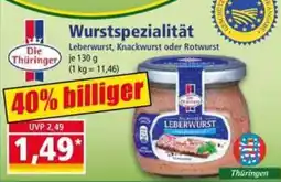 Norma Die Thüringer Leberwurst Angebot