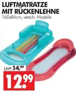 Wreesmann LUFTMATRATZE MIT RÜCKENLEHNE Angebot