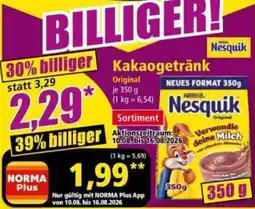 Norma Nesquik Kakaogetränk Angebot