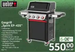 Selgros Weber Gasgrill „Spirit EP-435“ Angebot