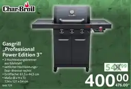 Selgros Char-Broil Gasgrill „Professional Power Edition 3“ Angebot
