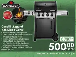 Selgros NAPOLÉON Gasgill „Legend 425 Sizzle Zone“ Angebot