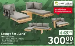 Selgros Lounge Set „Lana“ greemotion Angebot