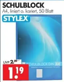 Wreesmann SCHULBLOCK STYLEX Angebot
