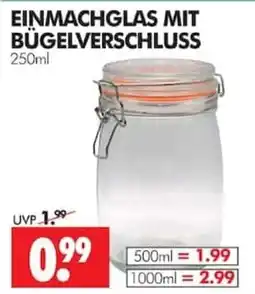 Wreesmann EINMACHGLAS MIT BÜGELVERSCHLUSS Angebot