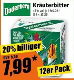 Norma Kräuterbitter Underberg Angebot