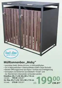 Selgros Mülltonnenbox „Moby“ Angebot