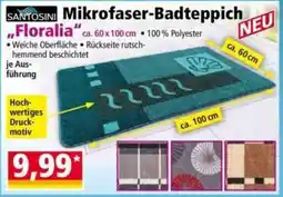 Norma SANTOSINI Mikrofaser-Badteppich "Floralia" Angebot