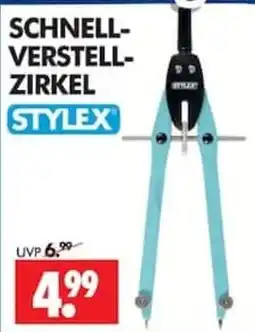 Wreesmann Schnell-Verstell-Zirkel STYLEX Angebot