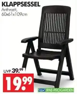 Wreesmann KLAPPSSESEL Anthrazit Angebot