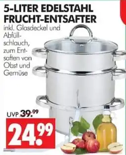 Wreesmann 5-LITER EDELSTAHL FRUCHT-ENTSÄFTER Angebot