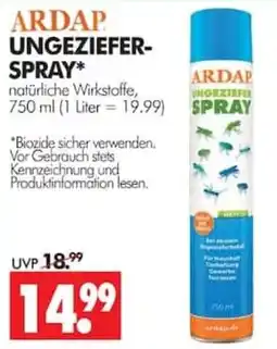 Wreesmann ARDAP UNGEZIEFER-SPRAY Angebot