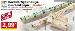 Norma CREATELL Hochwertiges Design-Geschenkpapier "Herbst" Angebot