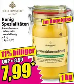 Norma FELIX HIMSTEDT Sonnenblumenhonig Angebot