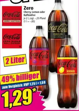 Norma Coca-Cola Zero Angebot