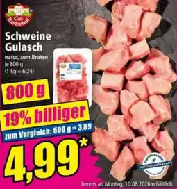 Norma Schweine Gulasch Angebot