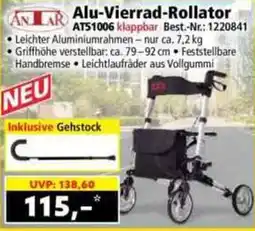 Norma Alu-Vierrad-Rollator AT51006 Angebot