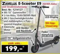 Norma ZAMELUX E-Scooter E9 Angebot