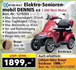 Norma ECON-WAY Elektro-Senioren-mobil DENNIS 4.0 Angebot
