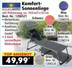 Norma Komfort-Sonnenliege Angebot