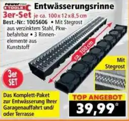 Norma power TOOLS Entwässerungsrinne Angebot
