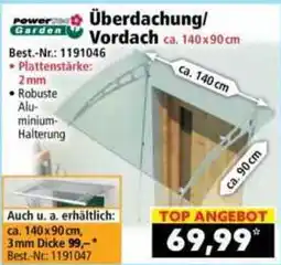 Norma Überdachung/Vordach Angebot