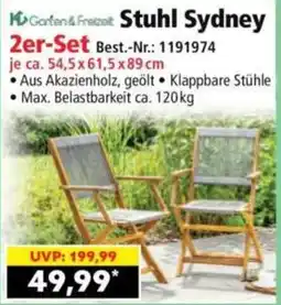 Norma Garten & Freizeit Stuhl Sydney Angebot