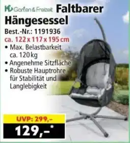 Norma Garten & Freizeit Faltbarer Hängesessel Angebot