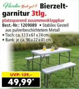 Norma Hardin Bierzeltgarnitur Angebot
