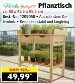 Norma Hardin Pflanztisch Angebot
