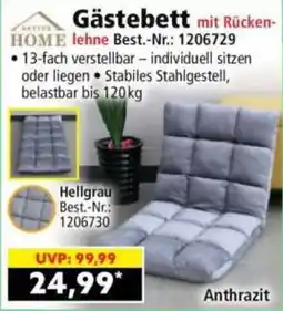 Norma Gästebett mit Rückenlehne Angebot