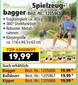 Norma GreenYard Spielzeug-bagger Angebot