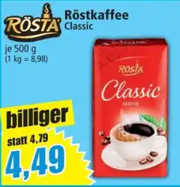 Norma Rösta Röstkaffee Classic Angebot