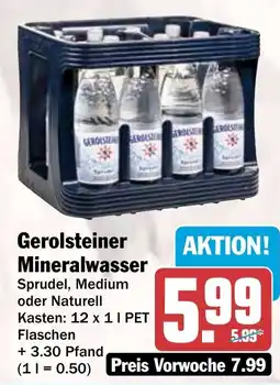 HIT Gerolsteiner Mineralwasser Angebot