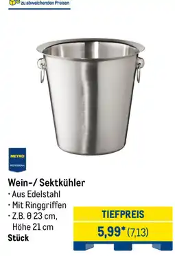 METRO METRO PROFESSIONAL Wein-/Sekt Kühler Angebot