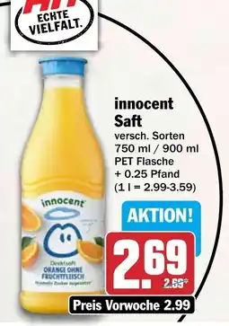 HIT innocent Saft Angebot