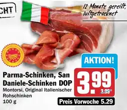 HIT Parma-Schinken, San Daniele-Schinken DOP Angebot