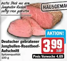 HIT Deutscher gebratener Jungbullen-Roastbeef-Aufschnitt Angebot