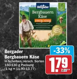 HIT Bergader Bergbauern Käse Angebot
