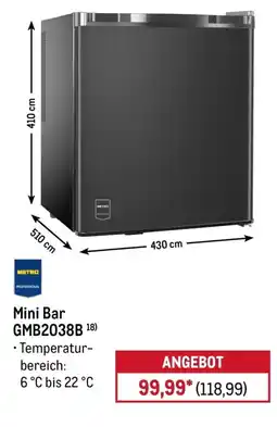 METRO Mini Bar GMB2038B Angebot