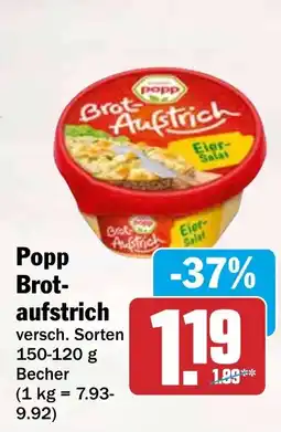 HIT Popp Brot-Aufstrich Angebot