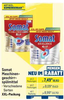METRO Somat Maschinen-geschirrspülmittel Angebot