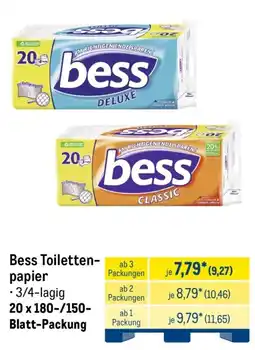 METRO Bess Toilettenpapier Angebot