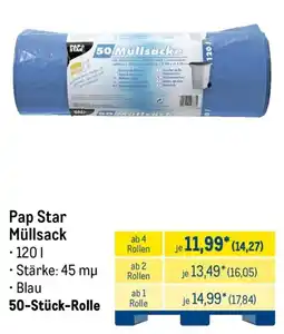 METRO Pap Star Müllsack Angebot