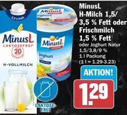 HIT MinusL H-Vollmilch Angebot