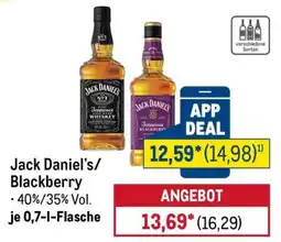 METRO Jack Daniel's/Blackberry Angebot