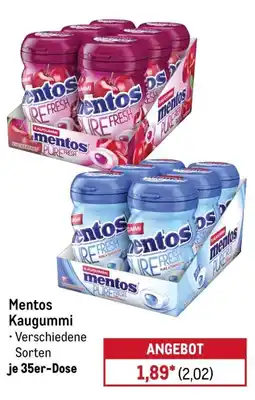 METRO Mentos Kaugummi Angebot