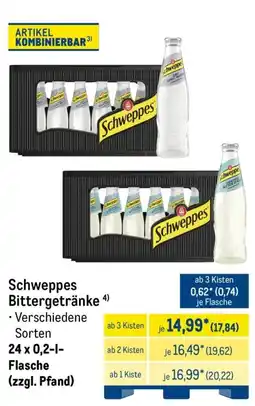 METRO Schweppes Bittergetränke Angebot
