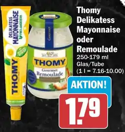 HIT Thomy Delikatess Mayonnaise oder Remoulade Angebot